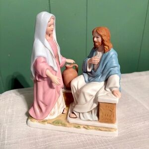 Vintage 1994 Homco Living Water 8816 The Greatest Stories Ever Told John 4:13-14